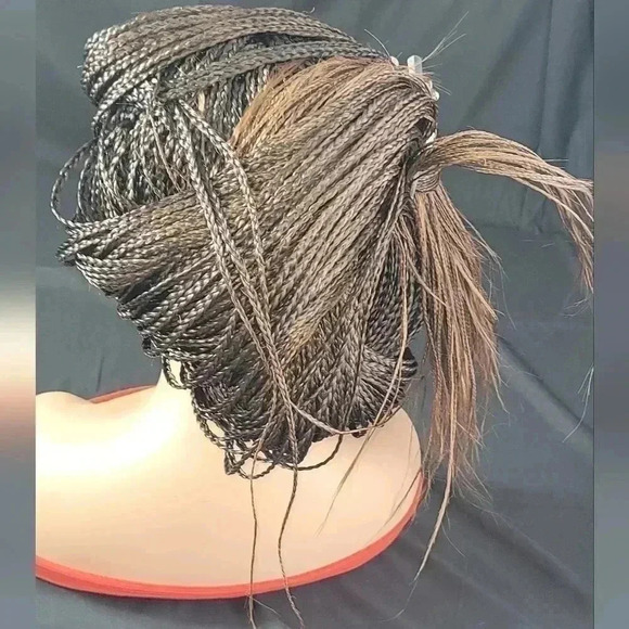 π₯26β Full Lace Knotless Braid Wig Handmade & Natural Look! 25% OFF TODAY ONLYπ₯ - Picture 7 of 14